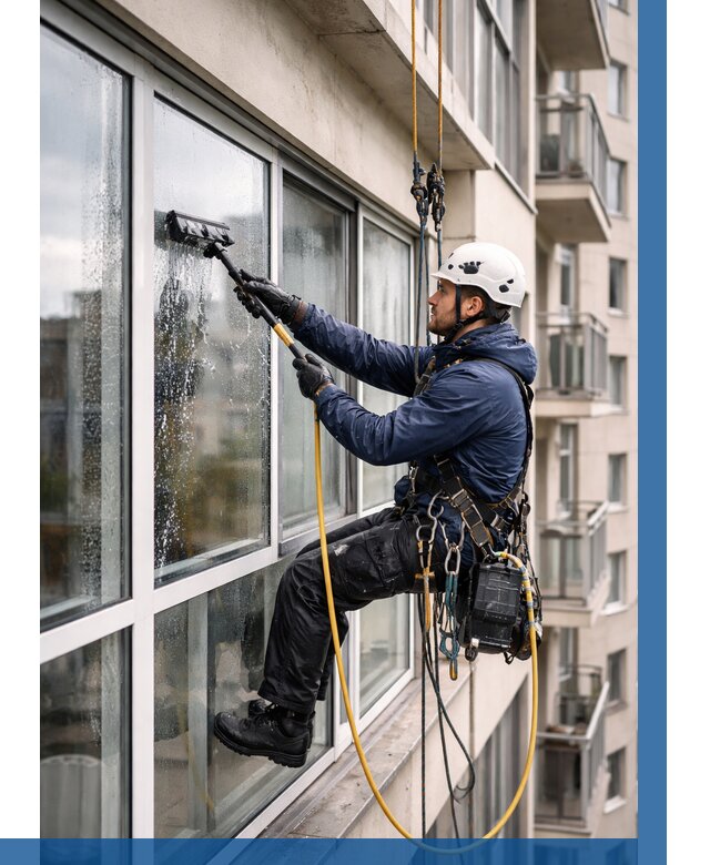 Мойка балконного остекления в Калуге от 3540 р. | ВЫСОТНИК-Клг