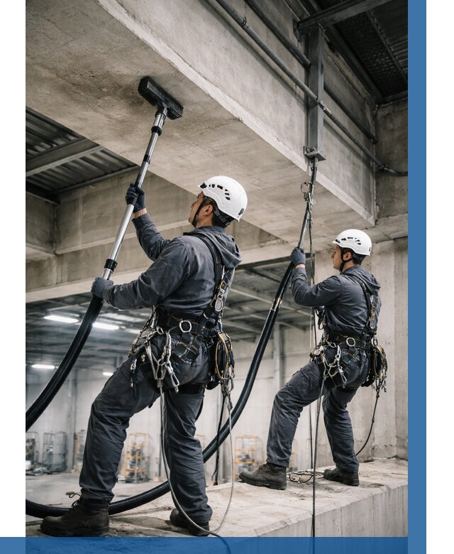 Обеспыливание потолочных конструкций в Калуге от 253 р. |ВЫСОТНИК-Клг