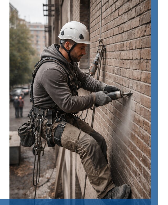 Расшивка кирпичных швов в Калуге от 607 р. | ВЫСОТНИК-Клг