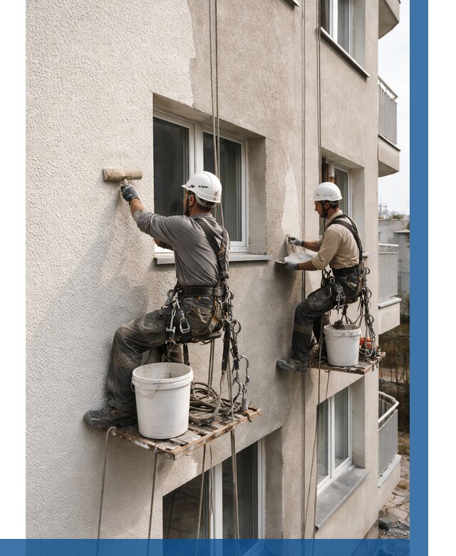 Нанесение короеда на фасад в Калуге от 455 р. | ВЫСОТНИК-Клг