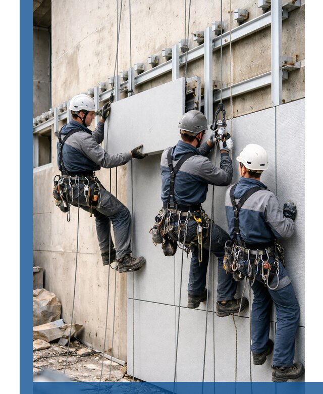 Монтаж вентилируемого фасада в Калуге под ключ с гарантией качества