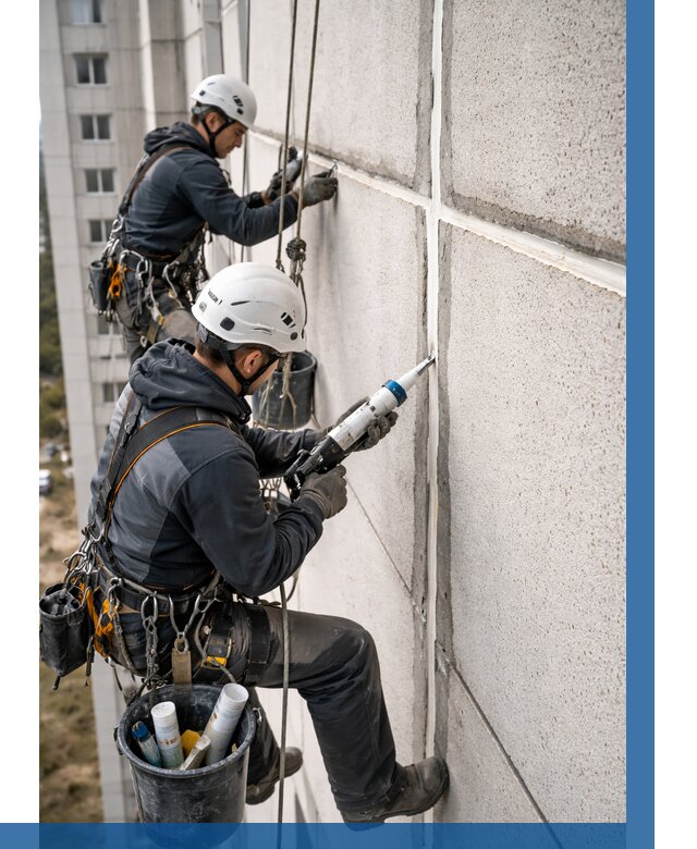 Герметизация межпанельных швов в Калуге от 708 р. | ВЫСОТНИК-Клг