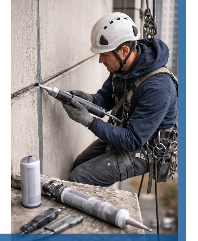 Вторичная герметизация швов в Калуге от 455 р. | ВЫСОТНИК-Клг