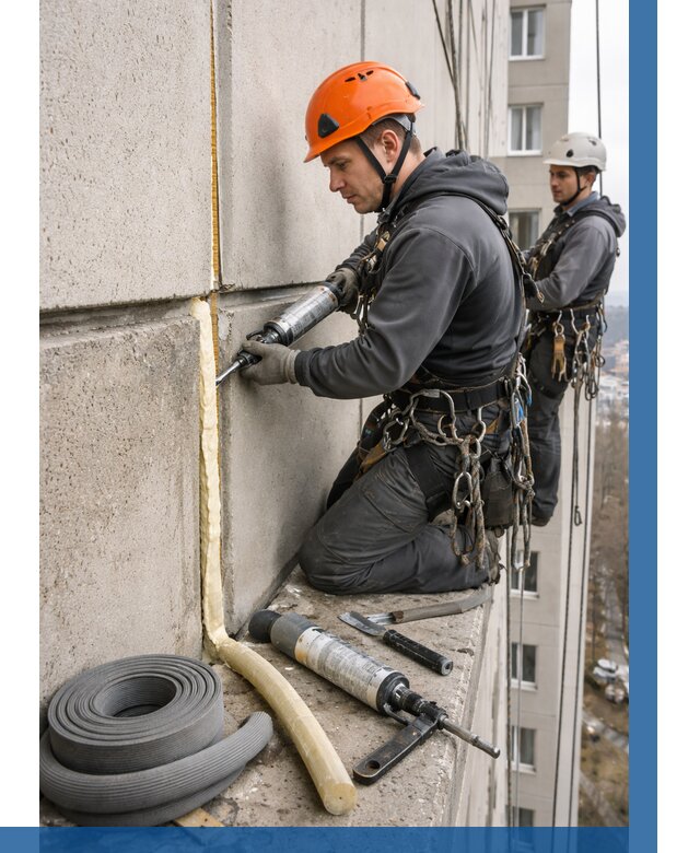 Теплый шов межпанельные швы в Калуге от 708 р. | ВЫСОТНИК-Клг