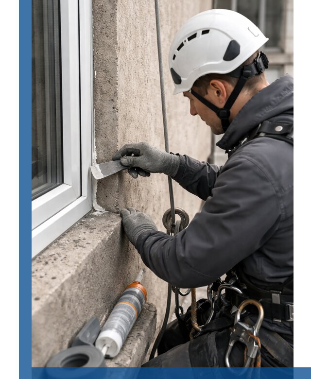 Герметизация монтажных швов окон в Калуге с гарантией качества