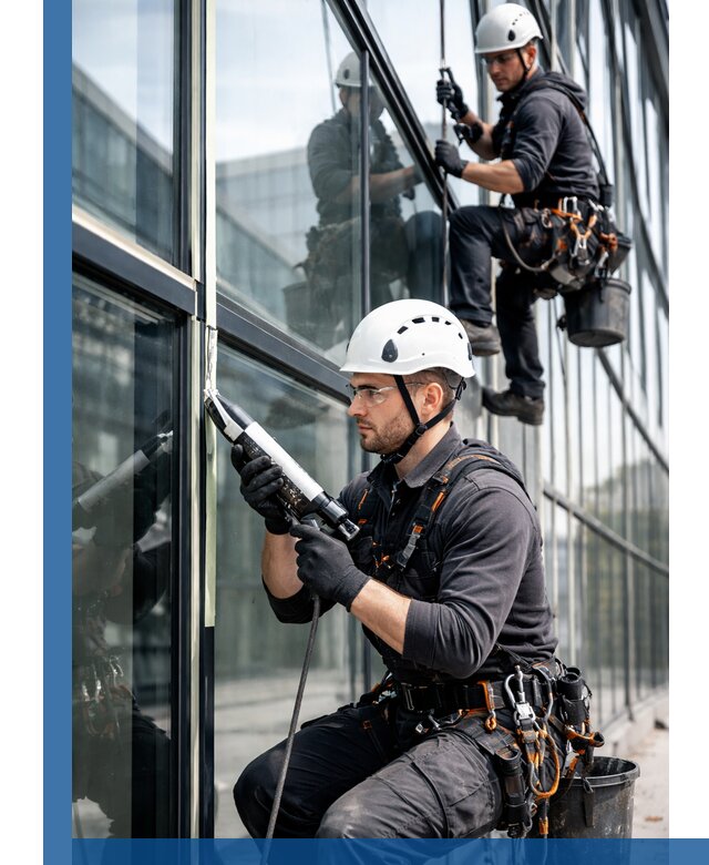 Герметизация витражных швов в Калуге для зданий и фасадов