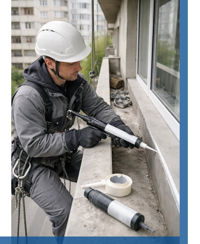 Герметизация швов лоджии в Калуге от 4551 р. | ВЫСОТНИК-Клг