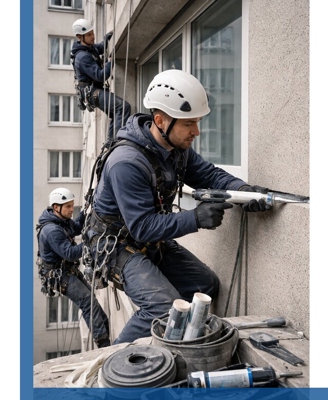 Герметизация швов лоджии в Калуге профессионально и надежно