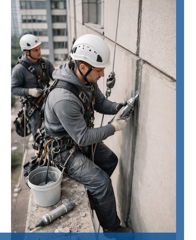 Ремонт деформационных швов здания в Калуге от 1011 р. | ВЫСОТНИК-Клг