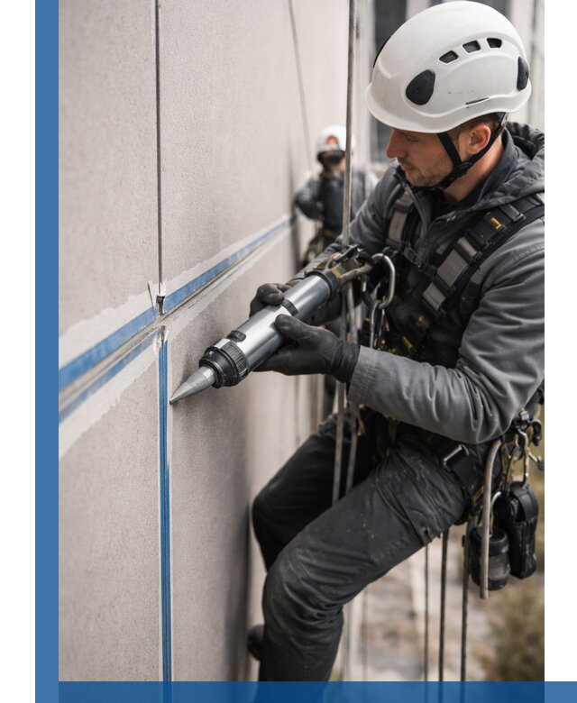 Герметизация стыков фасадных панелей в Калуге качественно и быстро