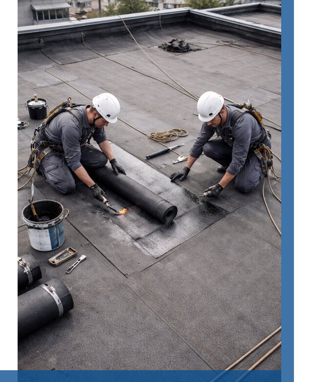 Ремонт мягкой кровли под ключ в Калуге от 708 р. | ВЫСОТНИК-Клг