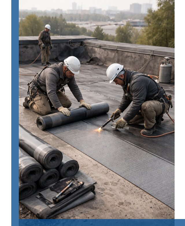 Монтаж мягкой кровли в Калуге профессионально и надежно