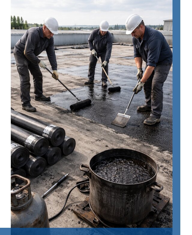 Гидроизоляция кровли мастикой в Калуге от 607 р. | ВЫСОТНИК-Клг