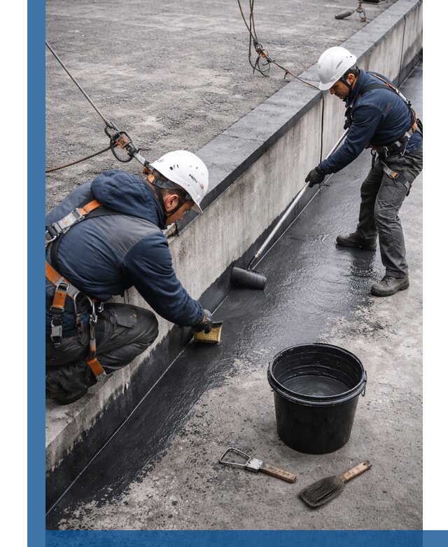 Гидроизоляция кровли жидкой резиной профессионально в Калуге