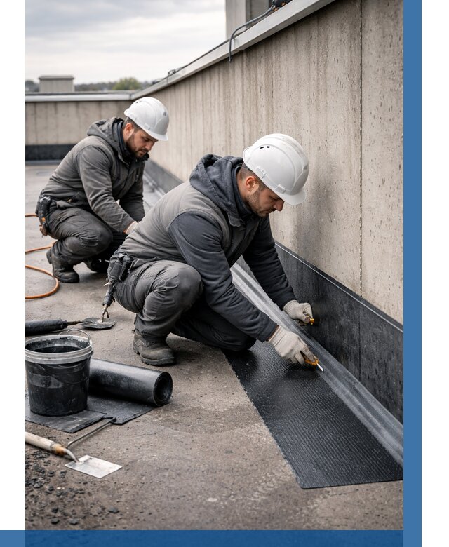 Гидроизоляция примыканий на кровле в Калуге от 910 р. | ВЫСОТНИК-Клг