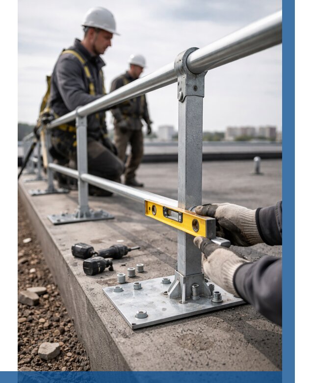 Монтаж кровельного ограждения в Калуге от 1214 р. | ВЫСОТНИК-Клг