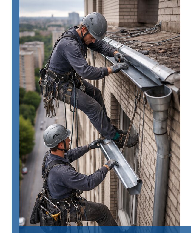 Ремонт водосточных желобов в Калуге, быстро и качественно
