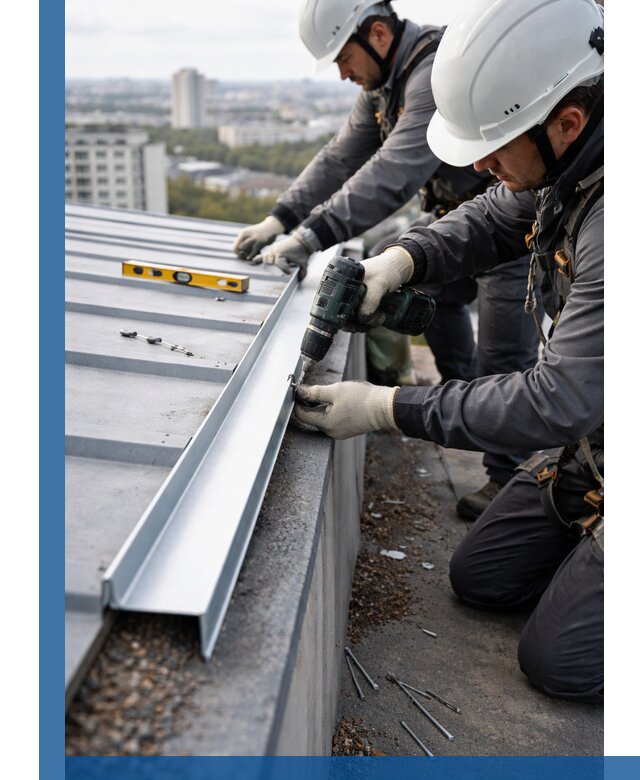 Монтаж капельника на кровле в Калуге с гарантией качества