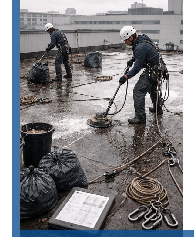 Плановая очистка кровли по графику в Калуге для безопасности