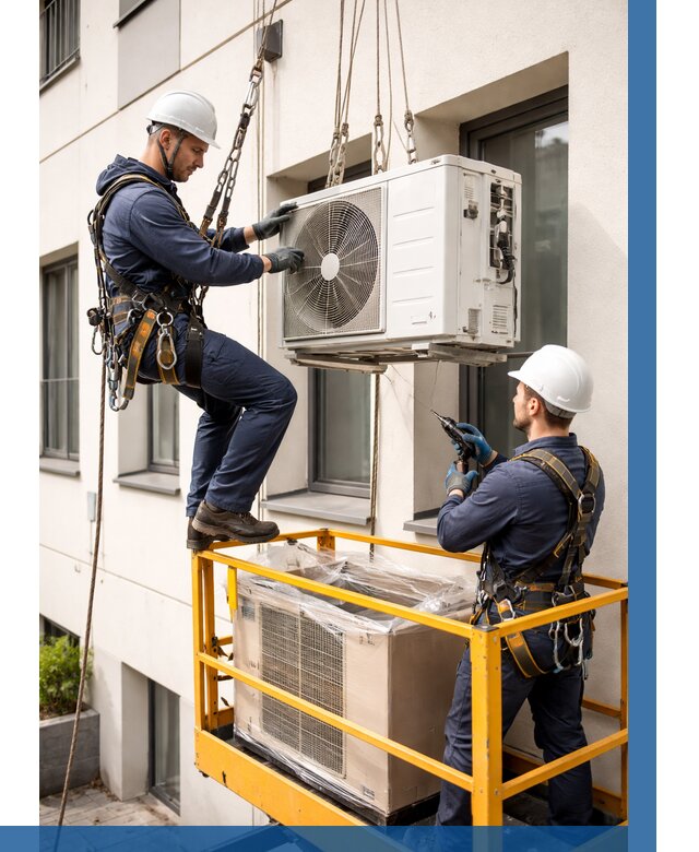 Демонтаж внешнего блока кондиционера в Калуге от 3540 р. | ВЫСОТНИК-Клг