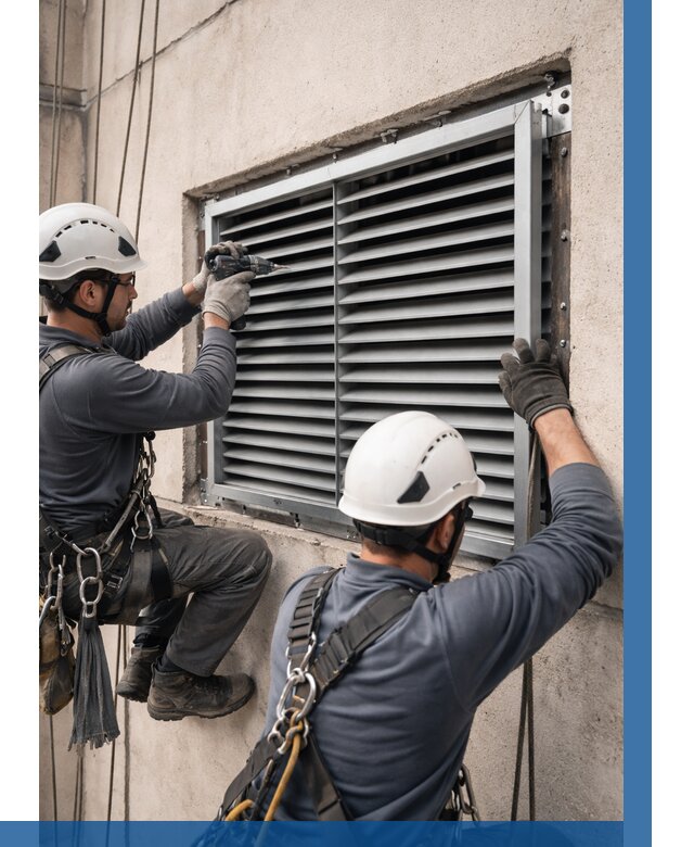 Монтаж вентиляционных решеток в Калуге от 4551 р. | ВЫСОТНИК-Клг