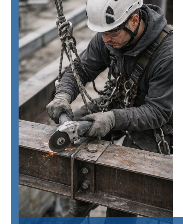 Резка металла на высоте в Калуге для зданий и конструкций