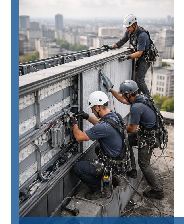 Профессиональное обслуживание крышной рекламы в Калуге под ключ