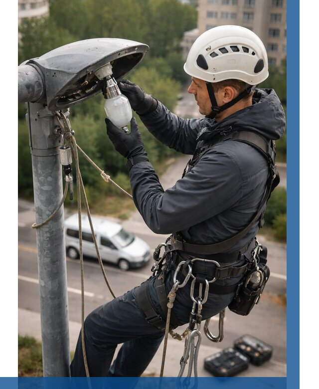 Замена ламп на высоте в Калуге от 2529 р. | ВЫСОТНИК-Клг