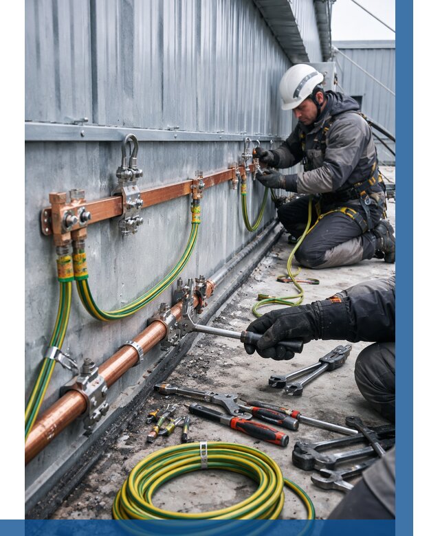 Монтаж заземления здания в Калуге от 25285 р. | ВЫСОТНИК-Клг