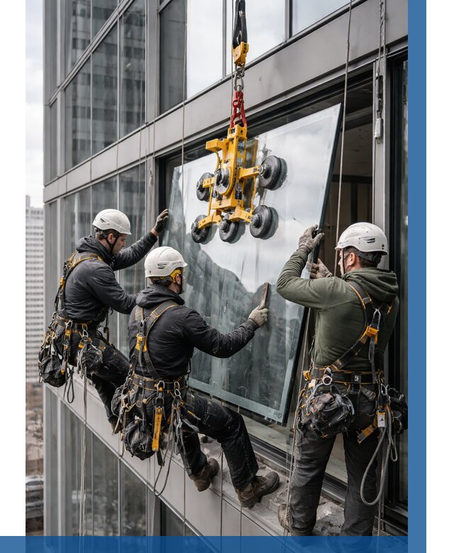 Фасадное остекление зданий под ключ в Калуге от 10114 р. | ВЫСОТНИК-Клг