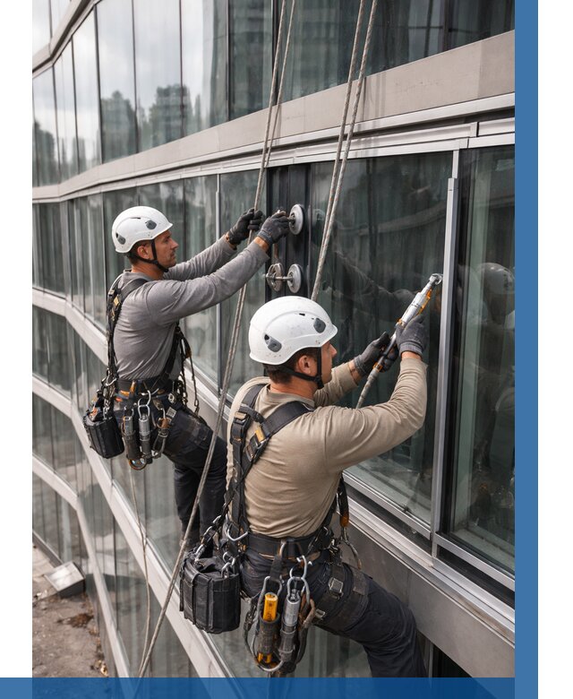 Радиусное остекление фасада в Калуге от 12137 р. | ВЫСОТНИК-Клг