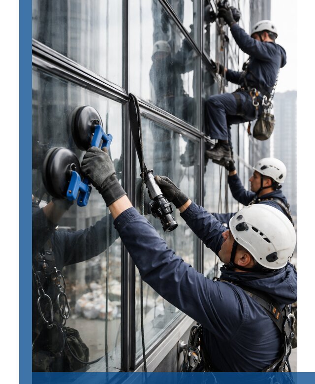 Радиусное остекление фасадов под ключ в Калуге с гарантиями