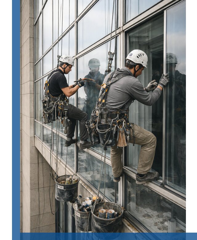 Ремонт витражных конструкций и фасадного остекления в Калуге