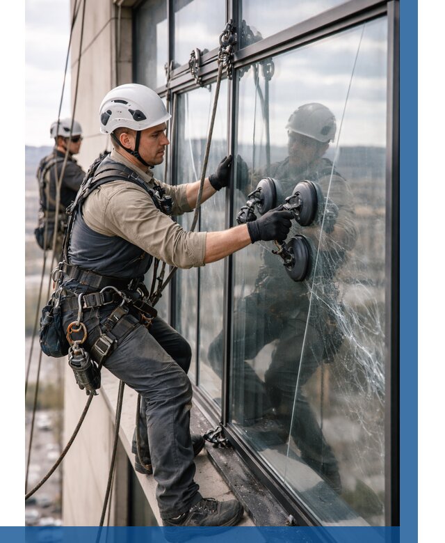 Замена стекла в витраже в Калуге под ключ от 8597 р. | ВЫСОТНИК-Клг