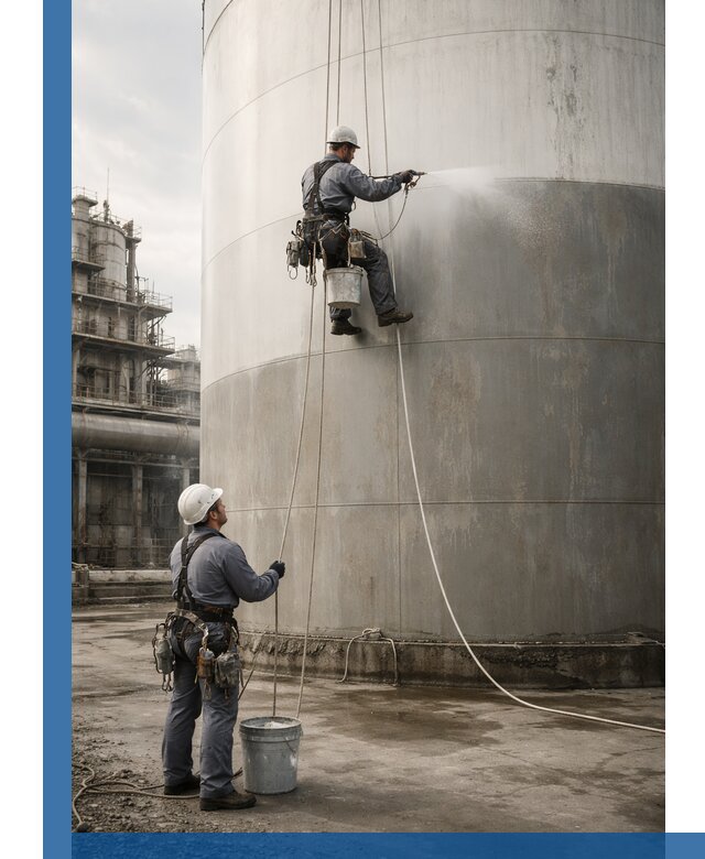 Покраска стальных резервуаров и емкостей в Калуге профессионально