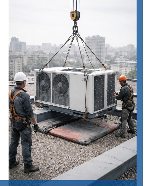 Подъем груза на крышу в Калуге от 5057 р. | ВЫСОТНИК-Клг заказать