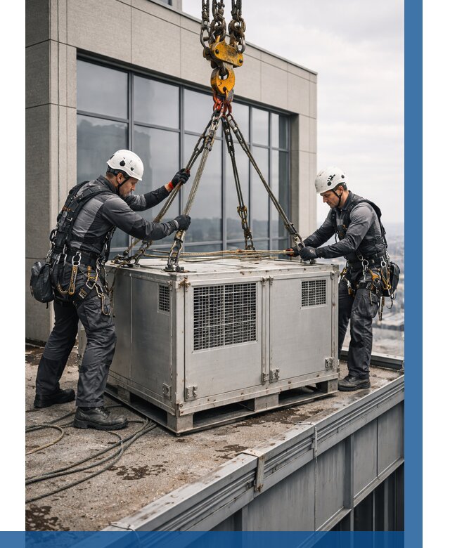 Такелажные работы на высоте в Калуге от 8091 р. | ВЫСОТНИК-Клг