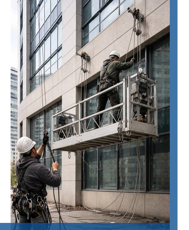 Монтаж и подъем фасадной люльки в Калуге от 12137 р. | ВЫСОТНИК-Клг