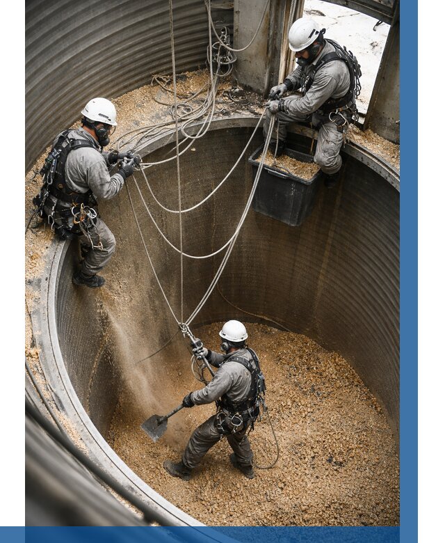 Чистка зерновых бункеров в Калуге от 12137 р. | ВЫСОТНИК-Клг