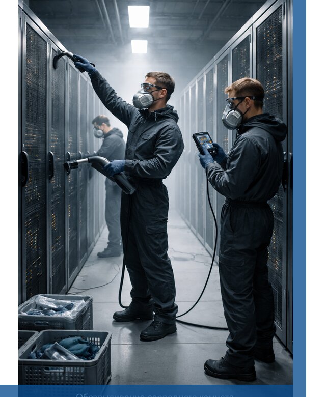 Обеспыливание серверной комнаты в Калуге от 4551 р. | ВЫСОТНИК-Клг