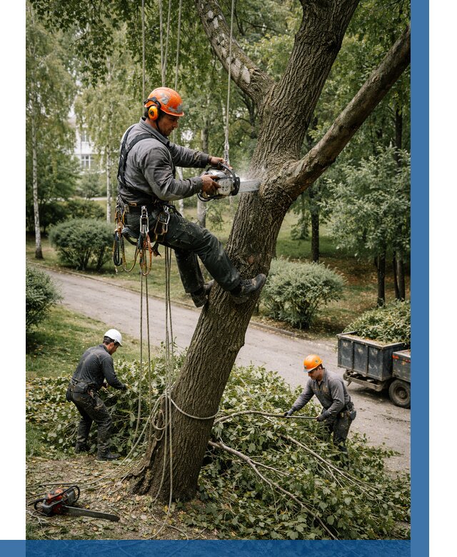 Кронирование деревьев в Калуге от 6574 р. | ВЫСОТНИК-Клг