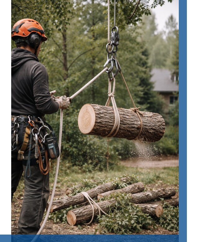 Валка деревьев частями в Калуге от 7586 р. | ВЫСОТНИК-Клг