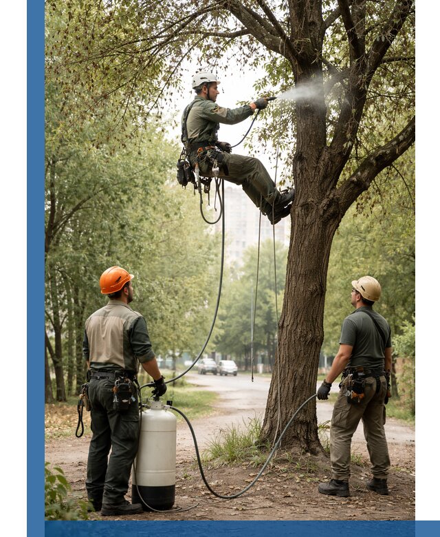 Обработка деревьев от вредителей в Калуге профессиональная защита