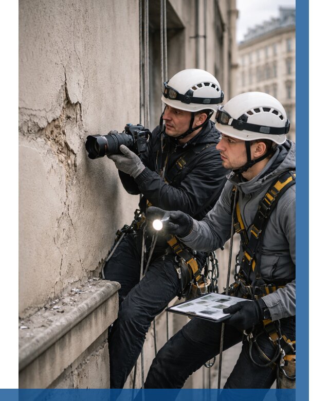 Фотофиксация дефектов фасада в Калуге от 4551 р. | ВЫСОТНИК-Клг