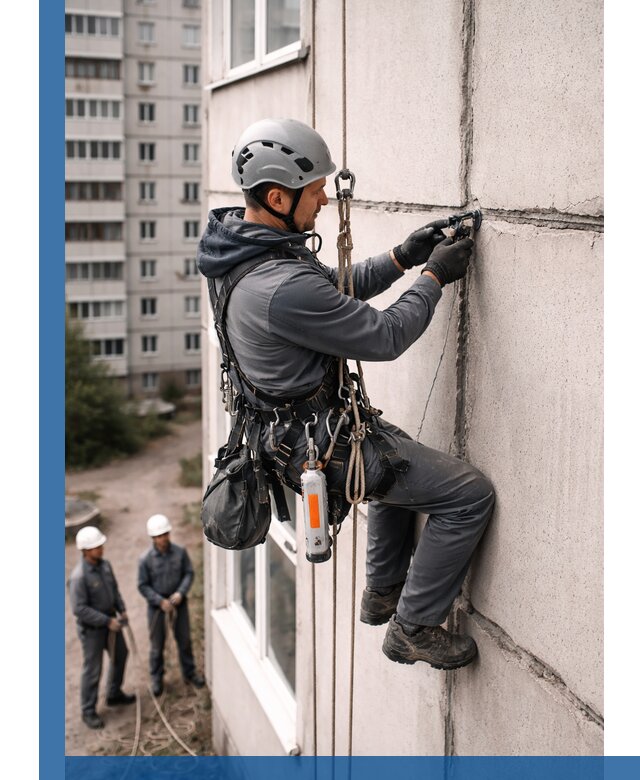 Обследование межпанельных швов и герметизация в Калуге