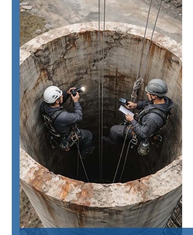 Обследование дымовой трубы: диагностика и оценка состояния в Калуге