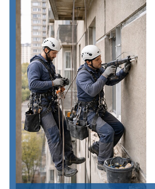 Промышленные альпинисты высотные работы и монтаж в Калуге